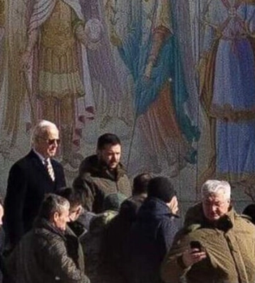 Байден у Києві. Росіяни в істериці 