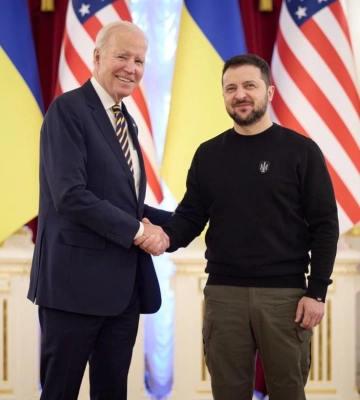 Джо Байден прибув до Києва — журналіст