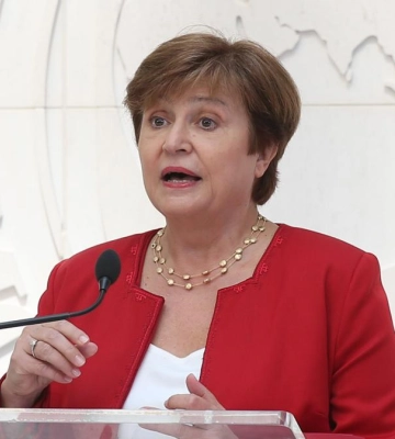 До Києва прибула директорка-розпорядниця МВФ Кристаліна Георгієва