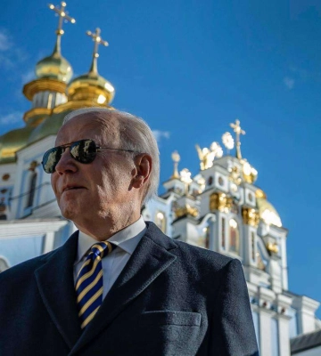 Зеленський привітав Байдена в Києві