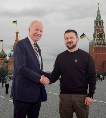 Следующая встреча у Кремля: украинцы заполонили сеть мемами о приезде Байдена 