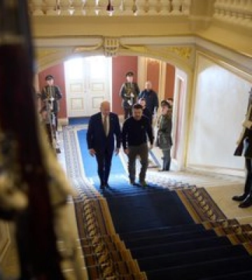 Візит Байдена завершено — президент США був у Києві шість годин (, )