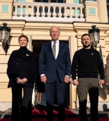 Несподіваний візит Байдена в Україну (фотогалерея)
