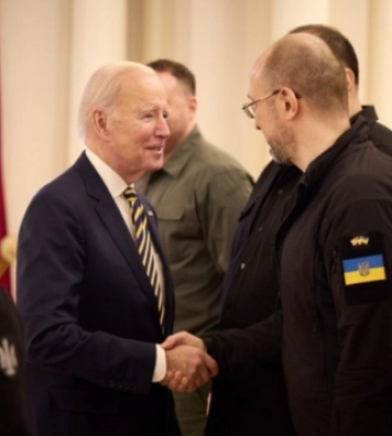 Шмигаль — про візит Байдена: Це потужний сигнал підтримки українського народу