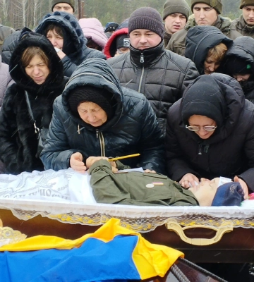 На Волині прощались  із захисником Віктором Сіжуком 