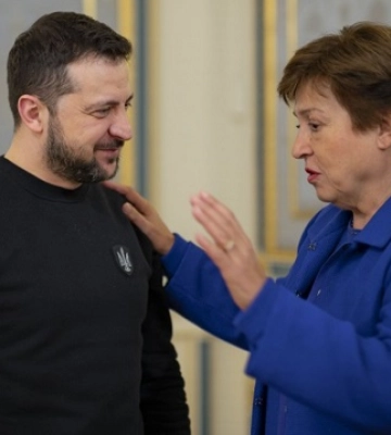 Відвідала Ірпінь та зустрілась з Зеленським: в Україну прибула директор-розпорядник МВФ