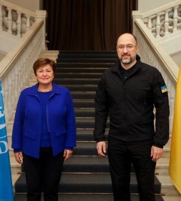 Шмыгаль обсудил с главой МВФ поддержку Украины. Правительство рассчитывает на старт программы объемом $15 млрд