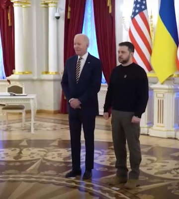 Візит Джозефа Байдена до України та гуманітарна допомога Полтаві від США