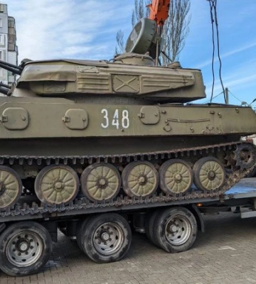 У Запоріжжі з Музею техніки Богуслаєва частково вивезли військову техніку