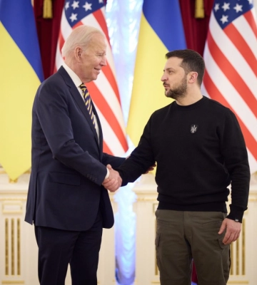 &quot;Увидел решимость Байдена&quot;: Зеленский поблагодарил президента США за визит в Киев (видео)