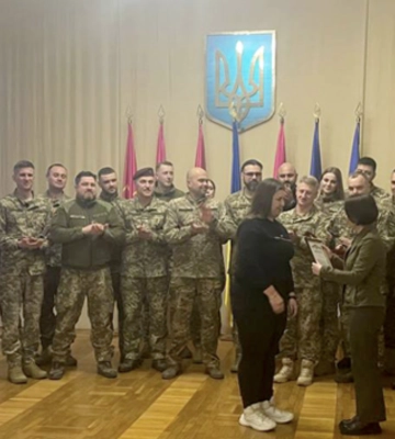 Награды Министерства обороны Украины получили военные корреспондентки Общественного Вещания
