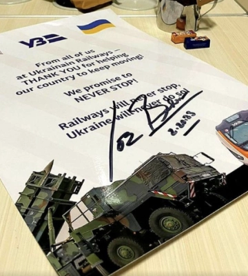 В «Укрзалізниці» розповіли подробиці поїздки президента США