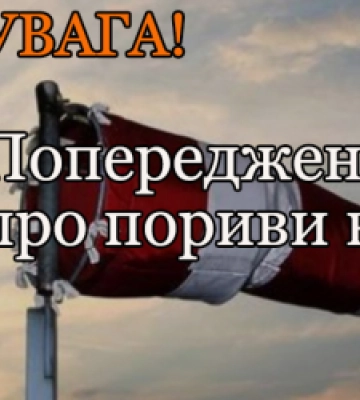 Пориви до 28 м/с: мешканців Львівщини попередили про сильний вітер на сьогодні