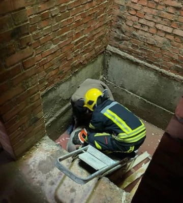 У Рівному травма на будівництві призвела до реанімації (ВІДЕО)