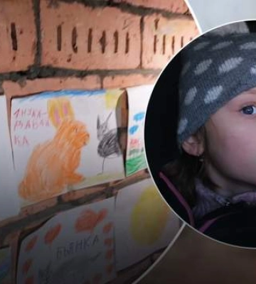З Бахмута врятували 7-річну дівчинку, яка пів року ховалася у підвалі: зворушливе відео
