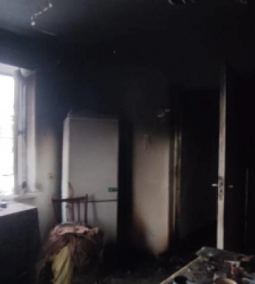 На Львівщині під час пожежі в будинку загинув 70-річний чоловік