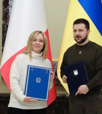 &quot;Формула миру&quot;, зближення з ЄС та НАТО: Зеленський підписав декларацію з прем&#039;єром Італії