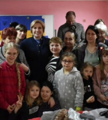 У Луцьку внутрішніх переселенців відвідала віцепрем’єр-міністр Ірина Верещук