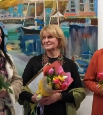 Творчий тандем художниць презентував проєкт «Крила» в луцькій  Галереї мистецтв. ФОТО