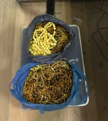 Мешканець Чернівців намагався нелегально перевезти через держкордон понад 12 кг бурштину