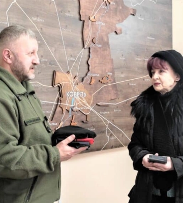 Матері полеглого у 2019 році захисника з Волині вручили відзнаку