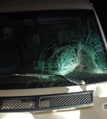 Поліція Черкащини затримала водія мікроавтобуса, який на смерть збив велосипедиста (ФОТО)