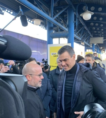 До Києва прибув премʼєр Іспанії