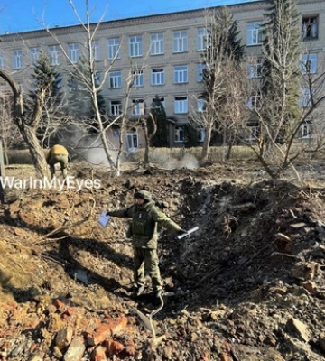 Центр Донецка подвергся обстрелу