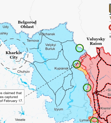 Війська РФ намагаються наростити темп наступу на рубежі Куп’янськ-Лиман – ISW