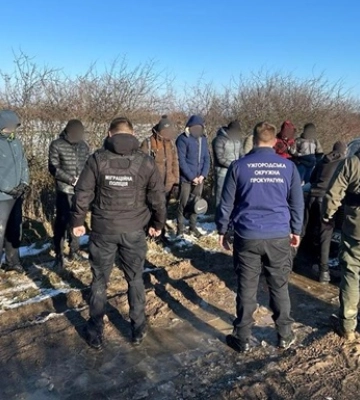 На Закарпатті затримали групу із 10 ухилянтів