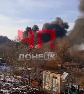 В оккупированном Донецке вспыхнул масштабный пожар — что известно