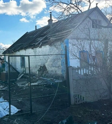 Полиция показала последствия обстрелов Запорожской области 