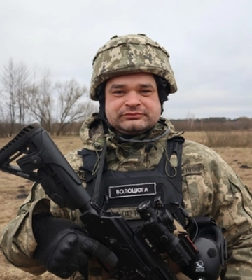 Був бізнесменом – став зенітником: у волинській теробороні служить боєць із колоритним позивним Волоцюга