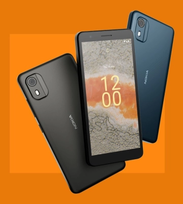 Nokia C02 - бюджетний смартфон з IPS-дисплеєм, захистом IP52 і Android 12 Go