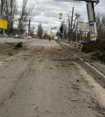 Удар по Херсону: поврежден трубопровод, более 40 тысяч человек без отопления