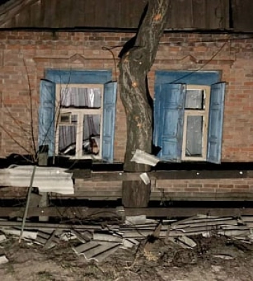 Ворог 10 разів за ніч обстріляв Нікопольський район