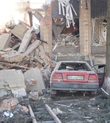 Внаслідок обстрілів Харківської області 23 лютого поранено дев&#039;ятьох людей