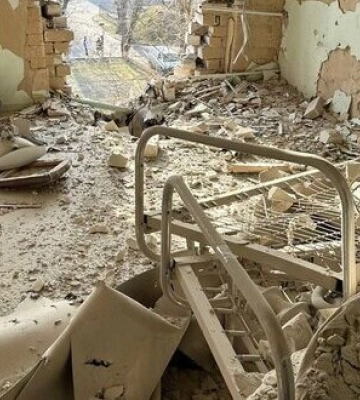 Россияне обстреляли больницу в Херсоне