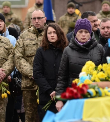 Рівне знову прощалося із захисниками України