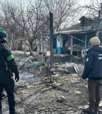 Наслідки ворожого обстрілу Куп’янська: окупанти застосували РСЗВ та ракети С-300. ФОТОрепортаж