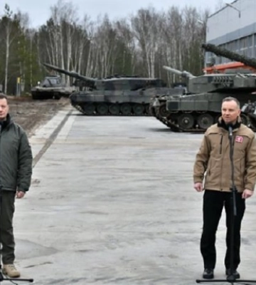 Минобороны Польши: Танки Leopard прибыли в Украину