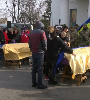 Сьогодні у Свято-Успенському соборі прощалися з чотирма воїнами, полеглими за Україну
