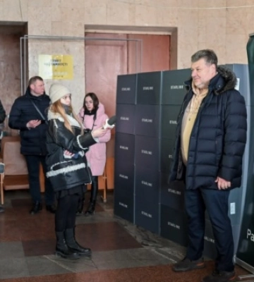 Житомирщина отримала 40 супутникових терміналів Starlink