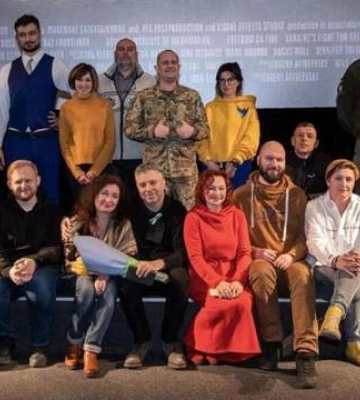 Свобода в огне: в Киеве состоялась премьера документального фильма к годовщине вторжения