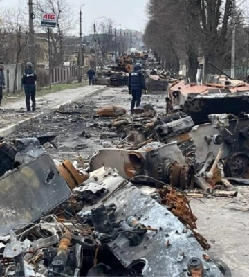 Зеленский о самом страшном дне войны: В Буче мы увидели – дьявол не где-то там, а на Земле