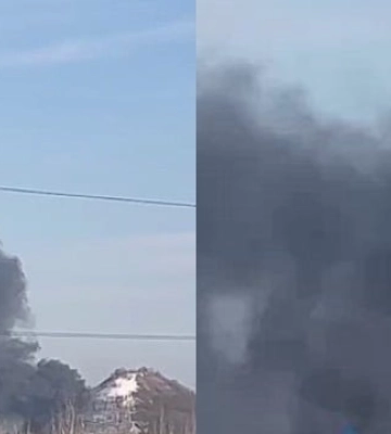 В окупованому Донецьку - пожежа та вибухи, - соцмережі. ВIДЕО
