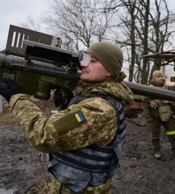 Бійці ДПСУ збили літак окупантів біля Бахмута