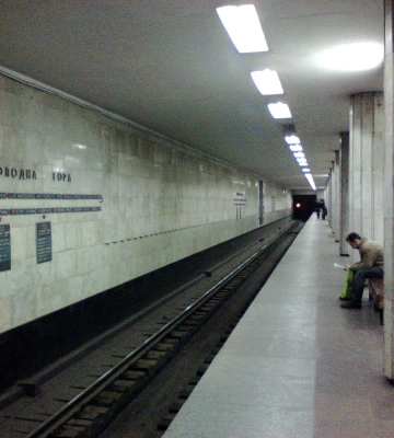 В Харькове временно остановилось движение по одной из веток метро
