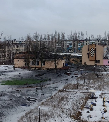 Одні руїни: В Авдіївці знищено школу, відремонтовану за 700 тисяч євро