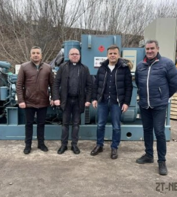 Житомир отримав потужний генератор від БО «БФ Карітас Житомир»